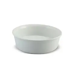 Forma Para Bolo de Cerâmica Piscina Branco