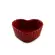 Ramequim de Cerâmica Coração Vermelho