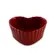 Ramequim de Cerâmica Coração Vermelho