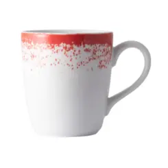 Caneca Porcelana Schmidt - Dec. Nevoa Vermelho 2429