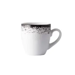 Caneca Porcelana Schmidt - Dec. Nevoa Preto 2431