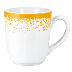 Caneca Porcelana Schmidt- Dec. Nevoa Mostarda 2430