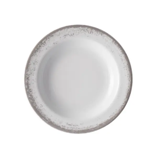 Prato Fundo Porcelana Schmidt - Dec. Nevoa Cinza 2433