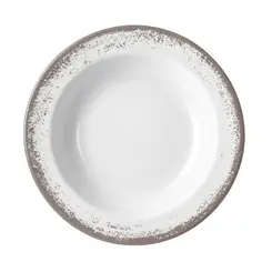 Prato Fundo Porcelana Schmidt - Dec. Nevoa Cinza 2433
