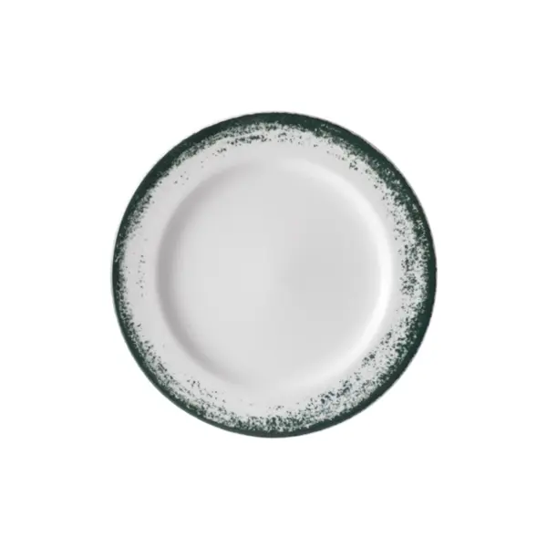 Prato Sobremesa Porcelana Schmidt - Dec. Nevoa Verde 2432