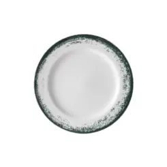 Prato Sobremesa Porcelana Schmidt - Dec. Nevoa Verde 2432