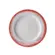 Prato Sobremesa Porcelana Schmidt - Dec. Nevoa Vermelho 2429