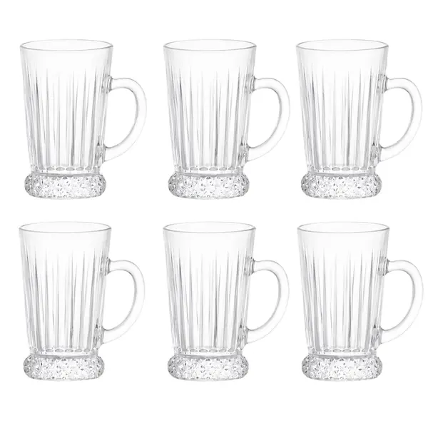 Conjunto 6 Taças para Cappuccino de Vidro Deli