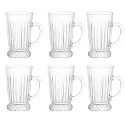 Conjunto 6 Taças para Cappuccino de Vidro Deli
