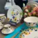 Xicara Chá com Pires Porcelana Schmidt - Dec. Étnico R002