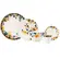 Aparelho Jantar e Chá 30 Peças Porcelana Schmidt - Dec. Étnico R002