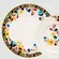 Aparelho Jantar e Chá com Bowl 30 Peças Porcelana Schmidt - Dec. Étnico R002