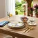 Aparelho Jantar e Chá 30 Peças Porcelana Schmidt - Dec. Étnico R002