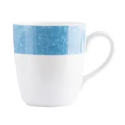 Caneca Porcelana Schmidt - Dec. Cromo Azul 2446