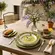 Aparelho Jantar e Chá 30 Peças Porcelana Schmidt - Dec. Floresta 2438