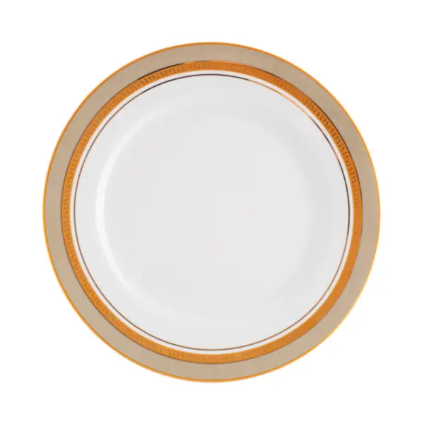 Prato Raso Porcelana Schmidt - Dec. Topazio Imperial 2442