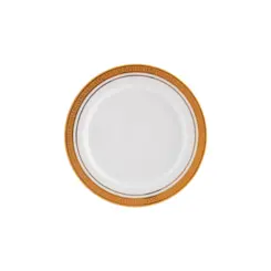 Prato Sobremesa Porcelana Schmidt - Dec. Topazio Imperial 2442