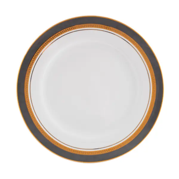 Prato Raso Porcelana Schmidt - Dec. Turmalina Cinza 2443