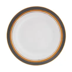 Prato Raso Porcelana Schmidt - Dec. Turmalina Cinza 2443