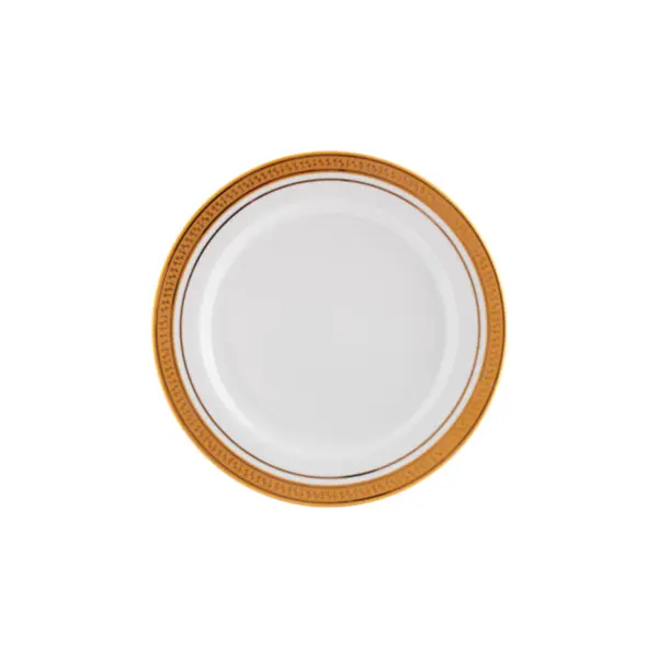 Prato Sobremesa Porcelana Schmidt - Dec. Turmalina Cinza 2443