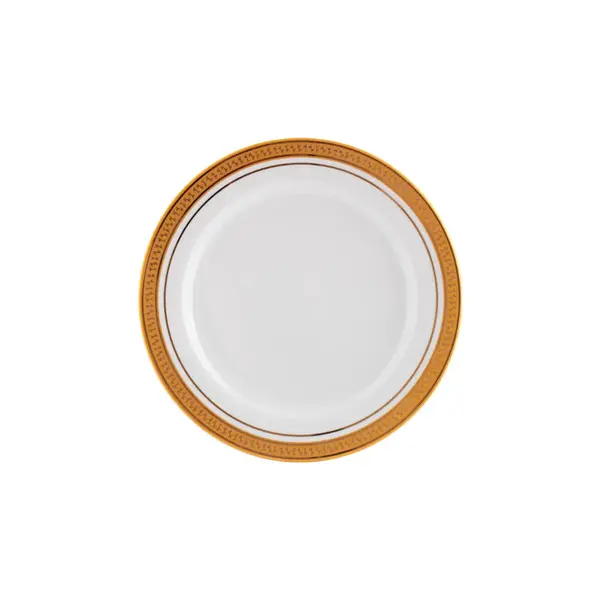 Prato Sobremesa Porcelana Schmidt - Dec. Turmalina Cinza 2443