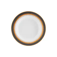 Prato Fundo Porcelana Schmidt - Dec. Turmalina Cinza 2443