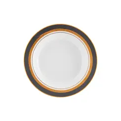 Prato Fundo Porcelana Schmidt - Dec. Turmalina Cinza 2443