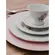 Estojo com 6 Xícaras Chá com Pires Porcelana Schmidt - Dec. Vitoria 0397