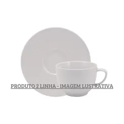 Xicara Chá com Pires Porcelana Schmidt - Mod. Arcos 240 2ª Linha