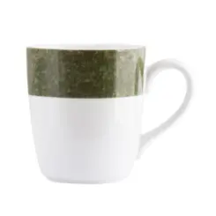 Caneca Porcelana Schmidt - Dec. Cromo Verde 2449