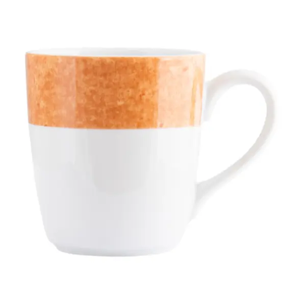 Caneca Porcelana Schmidt - Dec. Cromo Laranja 2448