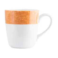 Caneca Porcelana Schmidt - Dec. Cromo Laranja 2448