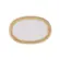 Travessa Rasa Oval 28cm Porcelana Schmidt - Dec. Topazio Imperial 2442