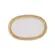 Travessa Rasa Oval 28cm Porcelana Schmidt - Dec. Topazio Imperial 2442