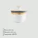 Açucareiro Porcelana Schmidt - Dec. Turmalina Cinza 2443