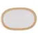 Travessa Rasa Oval 36cm Porcelana Schmidt - Dec. Topazio Imperial 2442