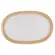 Travessa Rasa Oval 36cm Porcelana Schmidt - Dec. Topazio Imperial 2442