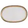 Travessa Rasa Oval 36cm Porcelana Schmidt - Dec. Turmalina Cinza 2443