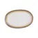 Travessa Rasa Oval 28cm Porcelana Schmidt - Dec. Turmalina Cinza 2443