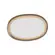 Travessa Rasa Oval 28cm Porcelana Schmidt - Dec. Turmalina Cinza 2443
