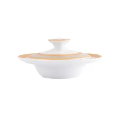 Manteigueira Porcelana Schmidt - Dec. Topazio Imperial 2442