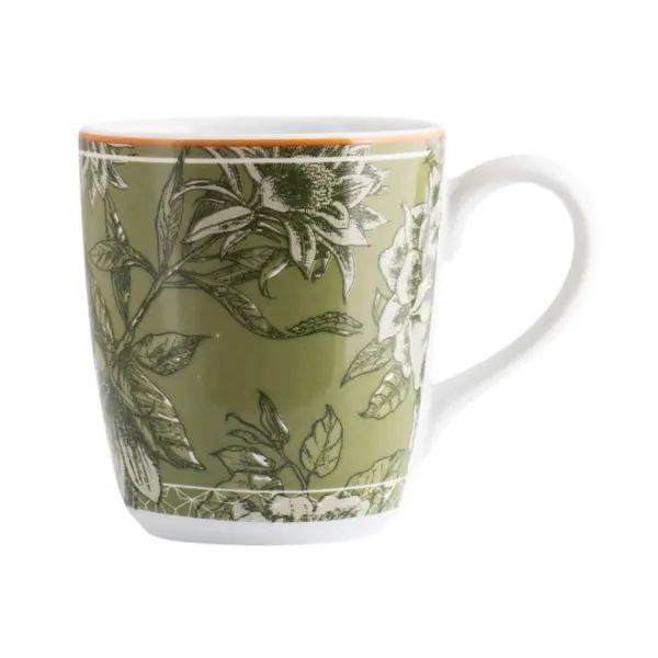 Caneca Porcelana Schmidt - Dec. Floresta 2438
