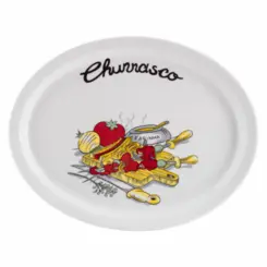 Travessa Porcelana Schmidt - Dec. Churrasco 2435