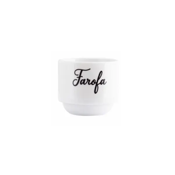 Pote para Farofa Porcelana Schmidt - Dec. Churrasco 2435