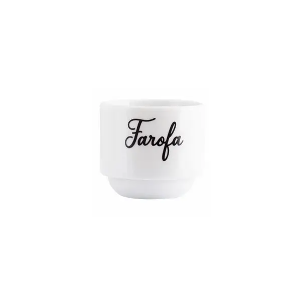 Pote para Farofa Porcelana Schmidt - Dec. Churrasco 2435