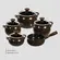 Conjunto 5 Panelas de Cerâmica New Premiere Joy  Chocolate