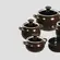 Conjunto 5 Panelas de Cerâmica New Premiere Joy  Chocolate