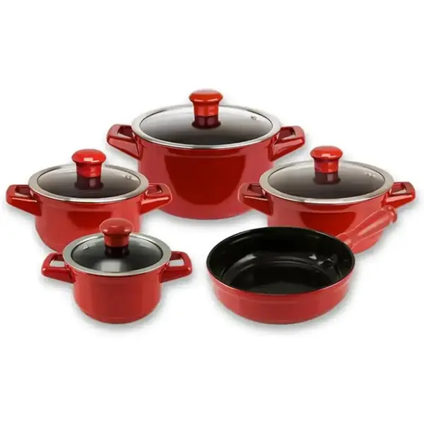 Conjunto 5 Panelas de Cerâmica Duo Smart Pomodoro