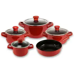 Conjunto 5 Panelas de Cerâmica Duo Smart Pomodoro