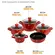 Conjunto 5 Panelas de Cerâmica Duo Smart Pomodoro